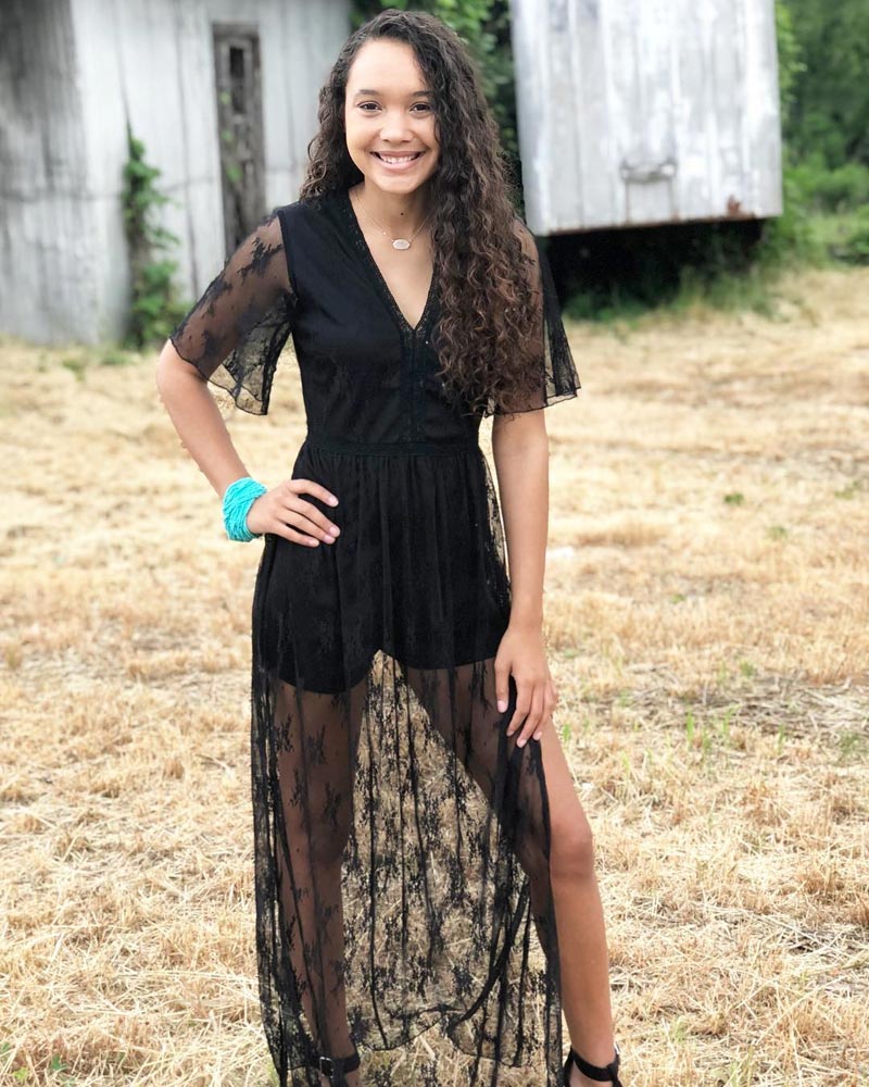 Black long top